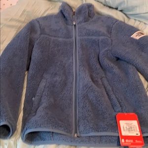 Girls north face zip up
